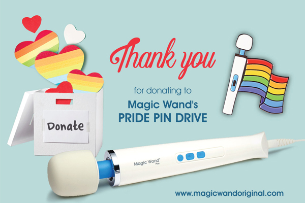 Magic Wand’s Pride Pin Drive Celebrates Over $6k in Charitable Giving