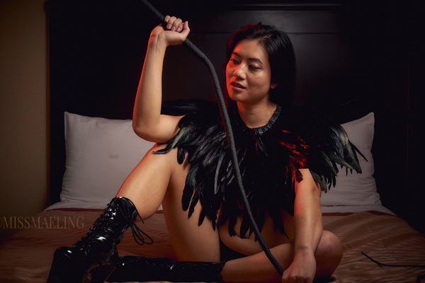 Miss Mae Ling dives deep into the forced-bi fetish.