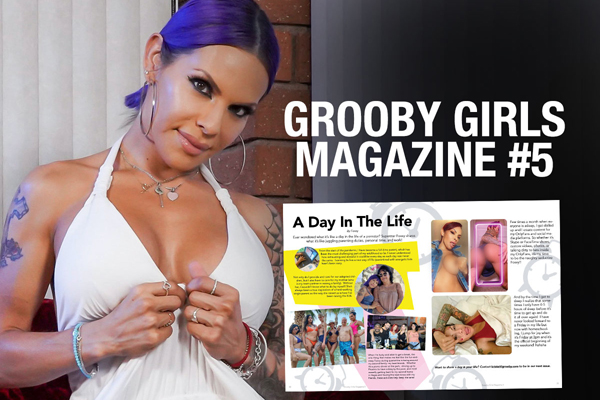 Foxxy Shares Offers a Glimpse into her Life in Grooby Girls Magazine