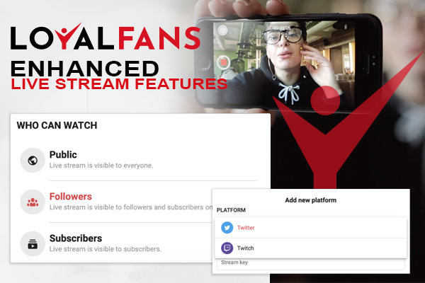 Loyalfans.com Announces Enhanced Live Stream Features