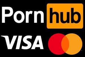 Pornhub VISA Mastercard