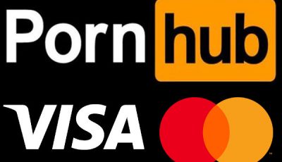 Pornhub VISA Mastercard