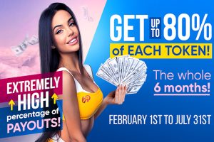 Bongacams 80% payout