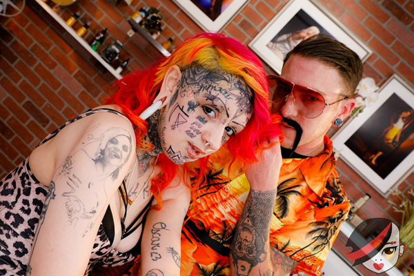 Alt Erotic Inks 15 Face Tattoos on Face Tat Mami for Ink Motel #3