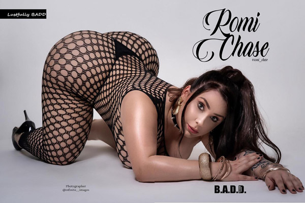 Romi Chase Scores Multi-Page Feature in New Issue of B.A.D.D. Magazine