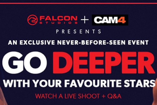 Max Konnor, Xavier Zane ‘Go Deeper’ During Live Falcon Shoot