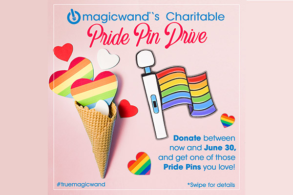 Magic Wand Announces 2021 Annual Charitable Pride Pin Drive
