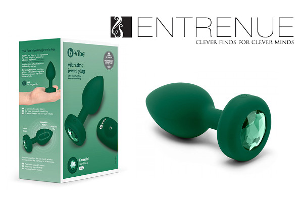 Entrenue Vibrating Jewel Plug from b-Vibe