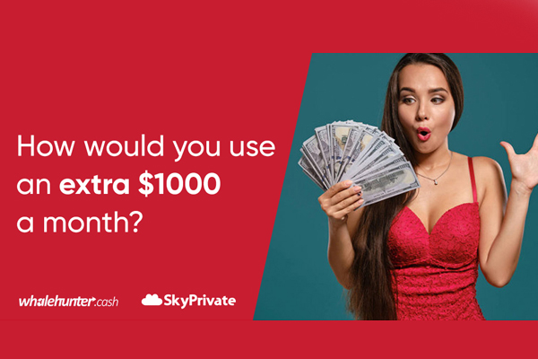 SkyPrivate Offers Model Affiliate Program to ALL Models: WhaleHunter.cash