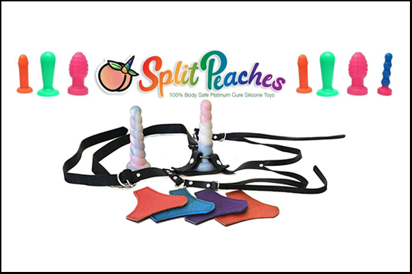 Split Peaches Strap-On Harness Featured on Kinkly.com