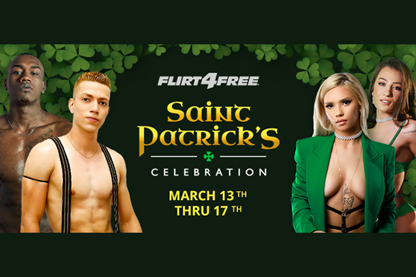 Flirt4Free’s Saint Patrick’s Day Bash is LIVE Now