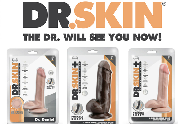 Blush Now Shipping New Dr. Skin Plus & Dr. Skin Silicone Lifelike Poseable Dildos
