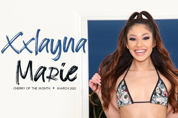 Xxlayna Marie Crowned March Cherry of the Month for Cherry Pimps