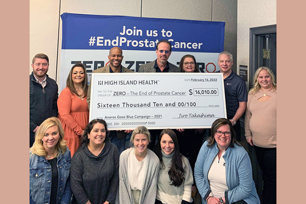 ANEROS, High Island High Donate to Help End Prostate Cancer