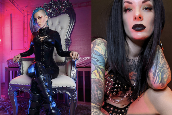 Goddess Lilith & Miss Bat Team Up for Double Domme Chaturbate Shows Starting TONIGHT