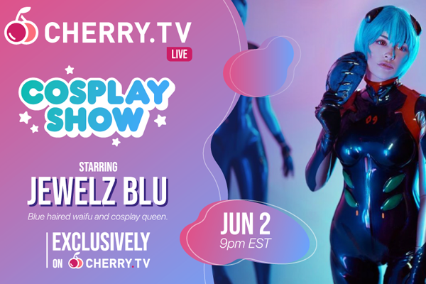 Cherry.tv Announces Live Show with XBIZ Cam Winner, Jewelz Blu