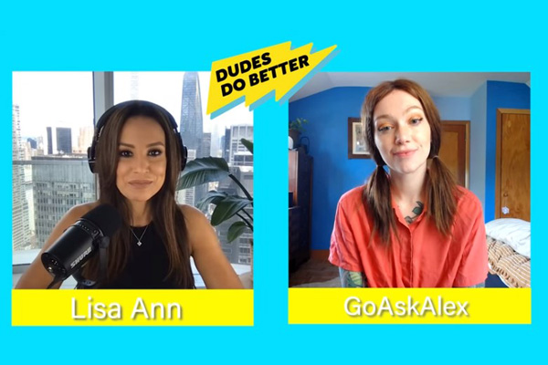 GoAskAlex Guests on Lisa Ann’s “Dudes Do Better” Podcast