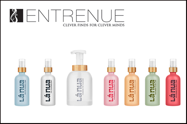 Entrenue Proudly Shipping ‘La Nua’ Spa-quality Glides & Lubricants in Gorgeous Glass Bottles