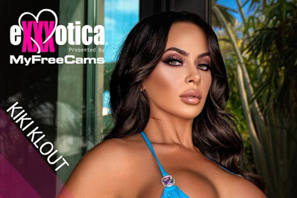 Kiki Klout Returns to Sign at Bad Dragon Booth at EXXXOTICA NJ