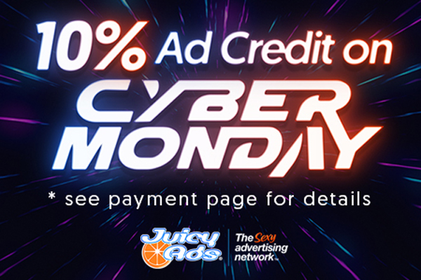 JuicyAds’ Clients Earn 10% Ad Credit on Cyber Monday