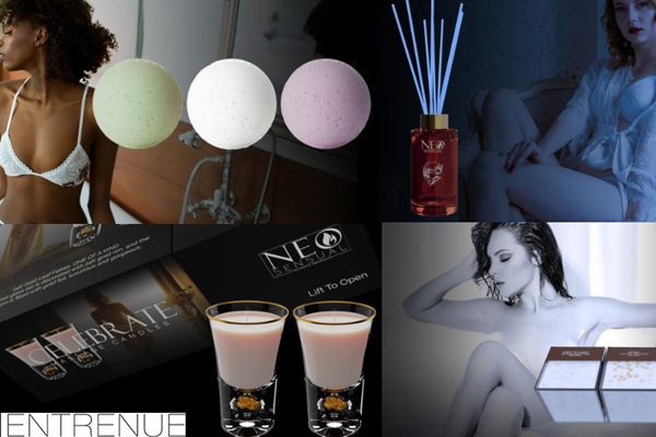 Entrenue Now Shipping Latest Romantic Bed & Bath Holiday Gifts from Luxe NEO Sensual