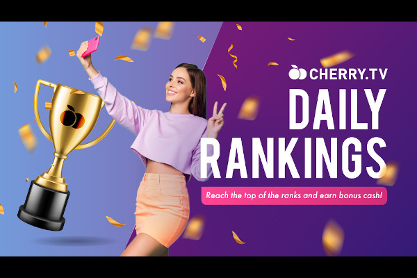 Cherry.tv unveils Daily Rankings feature