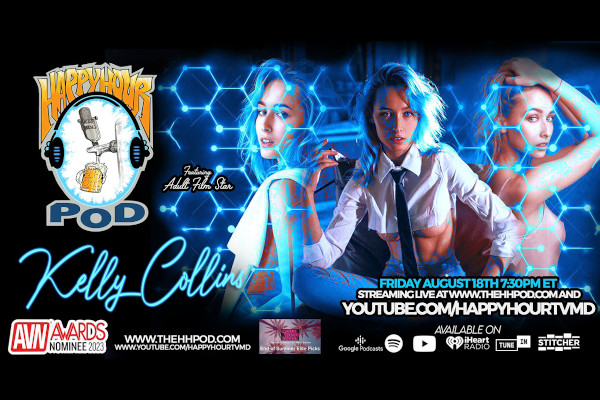 Kelly Collins makes her podcast debut on The Happy Hour Podcast