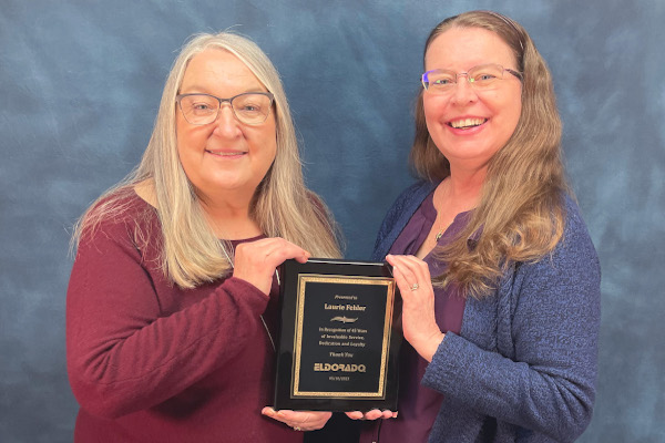 Laurie Fehler and Wanda Garland from Eldorado Trading Company