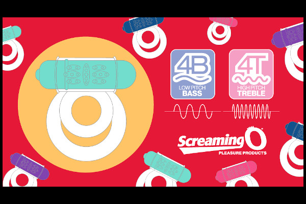 Screaming O Introduces New 4B and 4T Double O6 Vibrating Rings