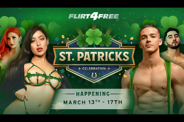 Flirt4Free St. Patrick's Day promotion