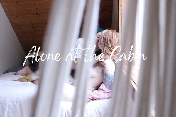 GoAskAlex Gets Cozy “Alone at the Cabin” with Co-Star Fiona Mae in Brand-New Scene