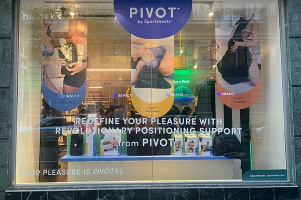 Sportsheets and Museum of Sex Collaborate for Pivot Collection Window Display