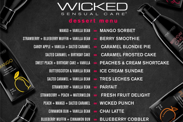 Wicked Sensual Care Announces New Dessert Menu