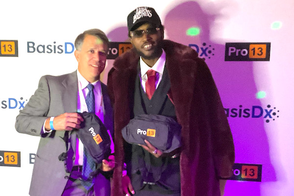 BasisDx CEO Dr. Andreas M Kogelnik and guest at the Urban X Awards