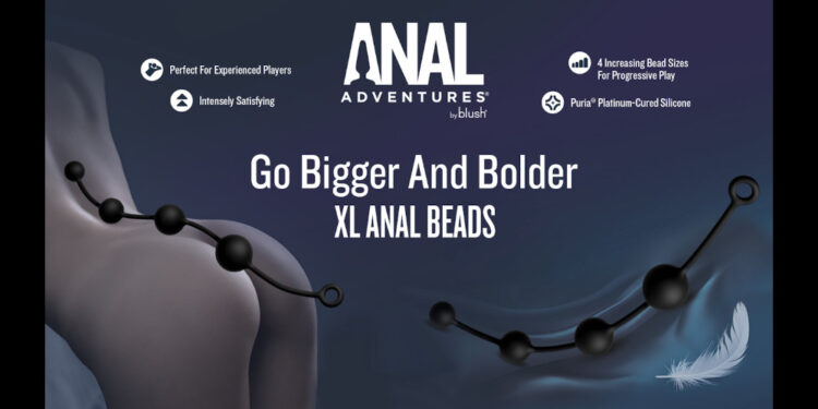 Blush Expands the Anal Adventures Collection with the Platinum X-Large Anal Beads