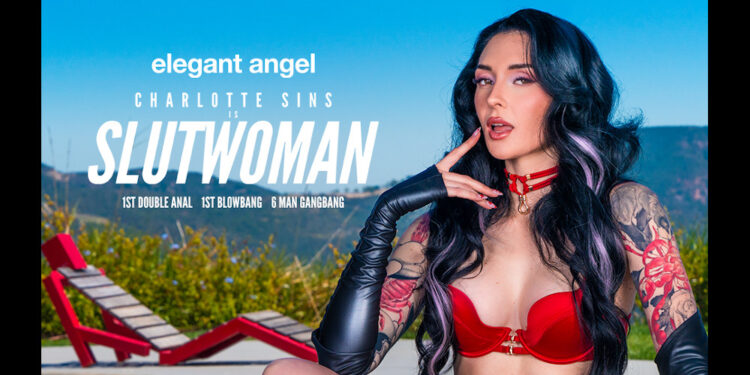 Charlotte Sins is "Slutwoman" for Elegant Angel