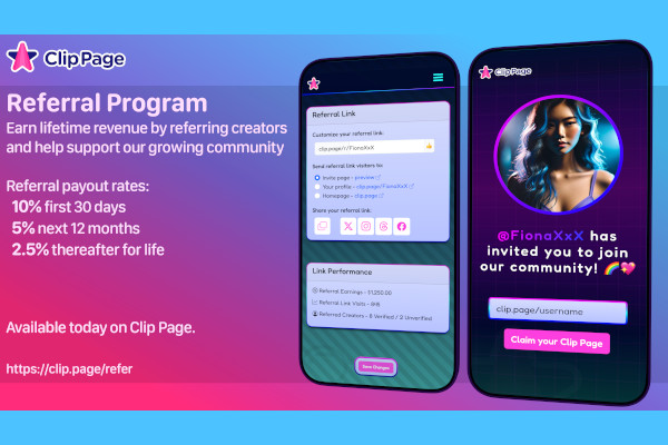 Clip Page Launches ‘Lifetime Earnings Referral Program’