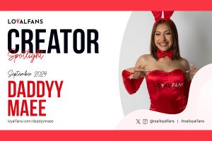 DaddyyMaee Named LoyalFans’ 'Featured Creator' for September