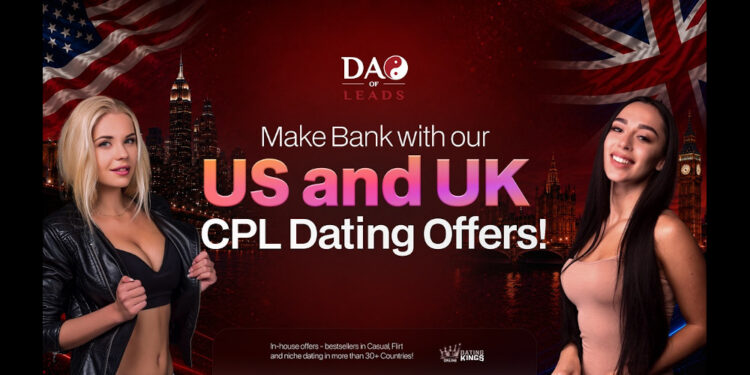 DaoOfLeads Boosts Custom CPL Payouts for US and UK Niche Dating Offers