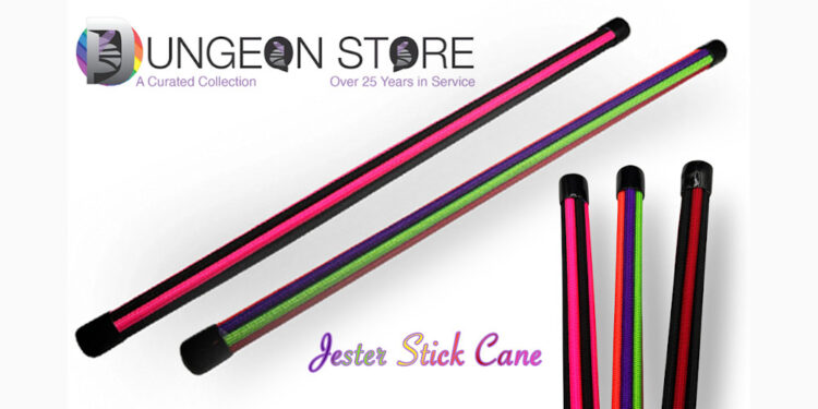 The Dungeon Store Debuts the “Jester Stick Cane” for Impact Play