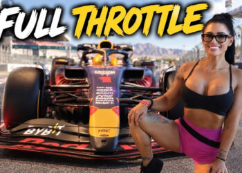 Eva Angelina Goes Full Throttle at Supercar Speedway