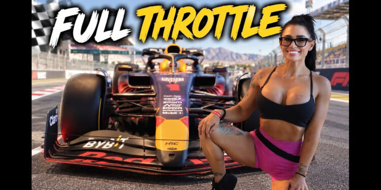 Eva Angelina Goes Full Throttle at Supercar Speedway