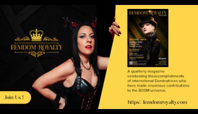 Lady Bellatrix Launches “Femdom Royalty,” Quarterly Mag and Lifestyle Blog