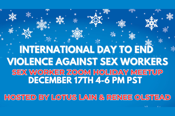 Lotus Lain, Renee Olstead to Host Holiday Sex Worker Event Dec. 17
