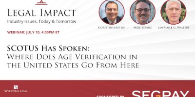 Attorney Corey D. Silverstein's Age Verification Webinar Now Streaming