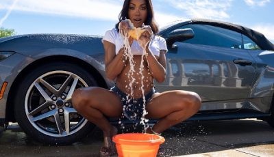 Leilani Li Soaps Up and Spreads for Brazzers