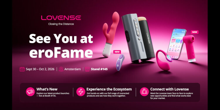 Lovense to Showcase Latest Innovations at eroFame 2026