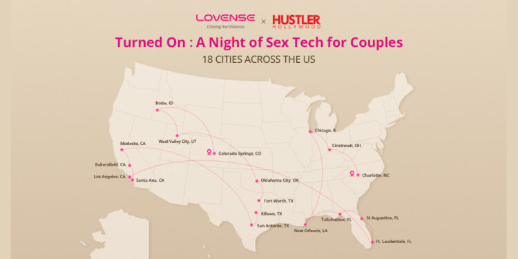 Lovense Announces Multi-City Hustler Hollywood Event Series