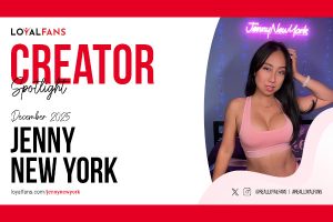 LoyalFans Names Jenny NewYork Featured Creator for Dec.