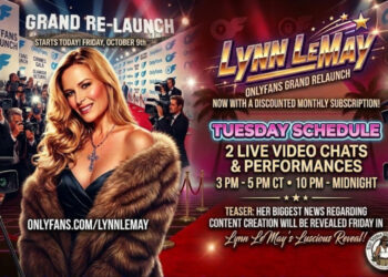 The Great One Returns: Adult Industry Legend Lynn LeMay Launches Highly Anticipated OnlyFans Comeback